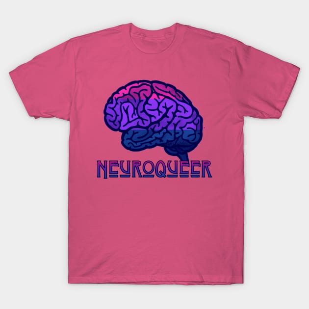 Neuroqueer Bi T-Shirt by LondonAutisticsStandingTogether